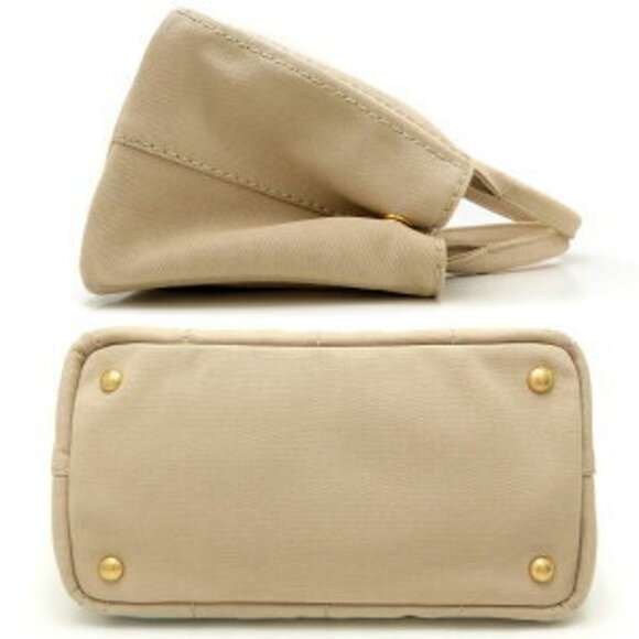 Prada Canapa handbag Corda canvas beige - Picture 2 of 8